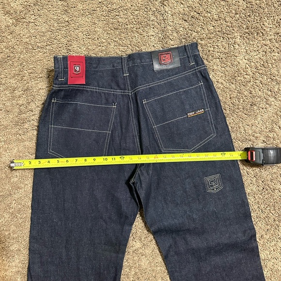Vintage Def Jam University “triple denim” pants 34x33 - Picture 6 of 12